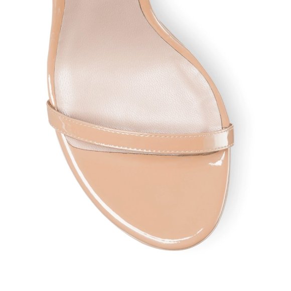 SOLD Stuart Weitzman Adobe Patent Nudist Disco size 9 - Picture 4 of 16